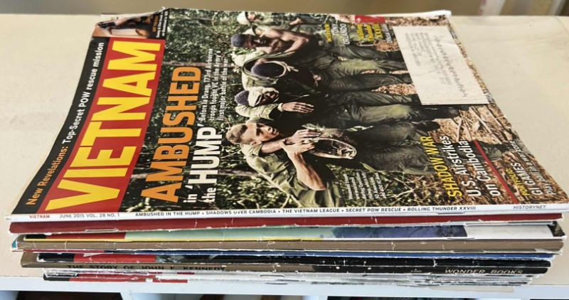 Photo 1 of HISTORIC VINTAGE VIETNAM AND SGT GRIT MAGAZINES.