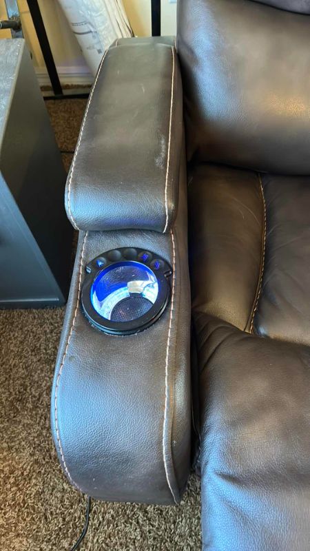 Photo 7 of LIGHT UP ELECTRIC RECLINING THEATRE LOUNGE CHAIR