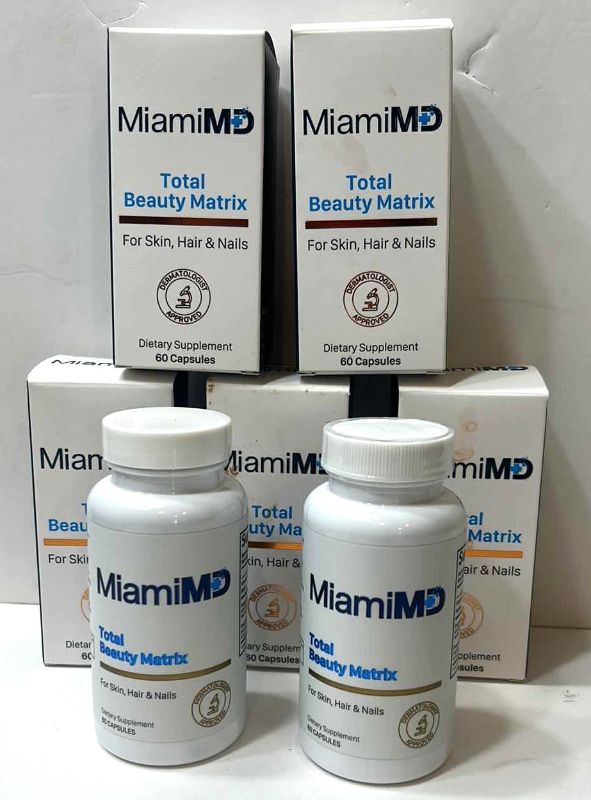 Photo 1 of 7 MIAMI MD TOTAL BEAUTY MATRIX SUPPLEMENT - 6 NEW, 1 OPENED $52 ea