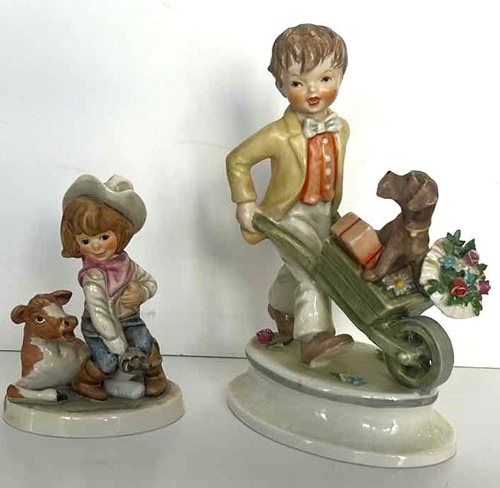 Photo 1 of 2 - COLLECTIBLE NUMBERED GOEBEL PORCELAIN FIGURINES FROM WEST GERMANY