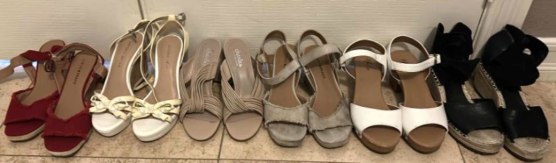 Photo 1 of 6 PAIRS OF WOMENS SHOES SIZE 8-8.5