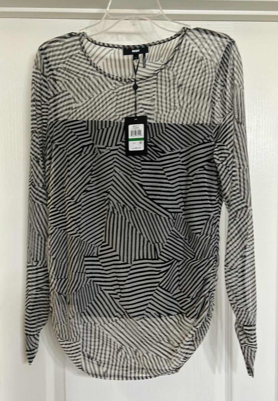 Photo 1 of NWT DKNY WOMENS TOP $69 SIZE L