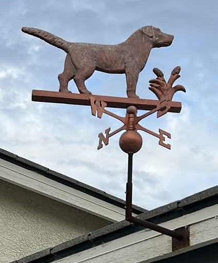 Photo 1 of LARGE COPPER DOG WEATHER VANE