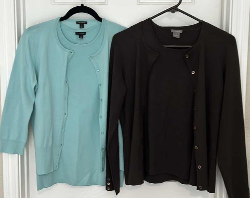 Photo 1 of NEW ANN TAYLOR  WOMENSWEAR- 2 CARDIGANS AND 2 MATCHING TOPS SIZE MED