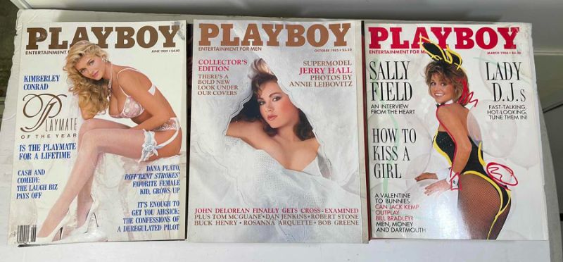 Photo 2 of 28 PLAYBOY MAGAZINES 1980S VARIOUS YEARS