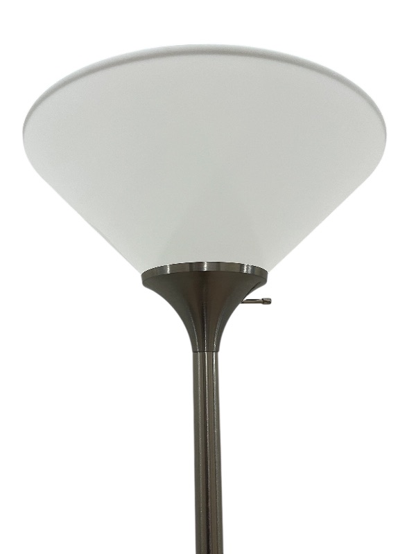 Photo 1 of NORMANDE 72” BRUSHED STEEL DIMMER FLOOR LAMP JP1-1131A-BS