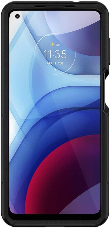 Photo 1 of Moto G Power | 2021 | 3-Day Battery | Unlocked | Made for US by Motorola | 3/32GB | 48MP Camera | Silver & OTTERBOX Commuter LITE Series Case for Moto G Power 2021- Black
