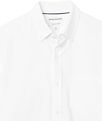 Photo 1 of Amazon Essentials Men's Regular-Fit Short-Sleeve Pocket Oxford Shirt---(XL)

