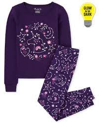 Photo 1 of Girls Glow Unicorn Snug Fit Cotton Pajamas - Empire Purple
(SIZE 16)
