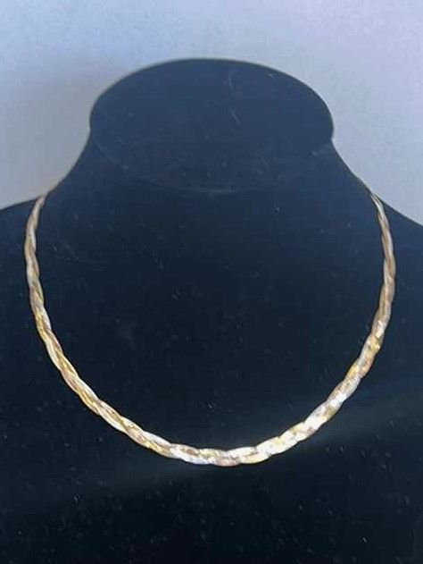 Photo 1 of FINE JEWELRY - BRAIDED NECKLACE.925 ITALY