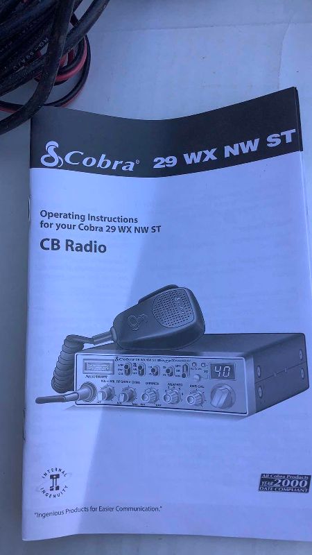 Photo 4 of 2 COBRA 29 WXNW ST CB RADIOS W  ANTENNA