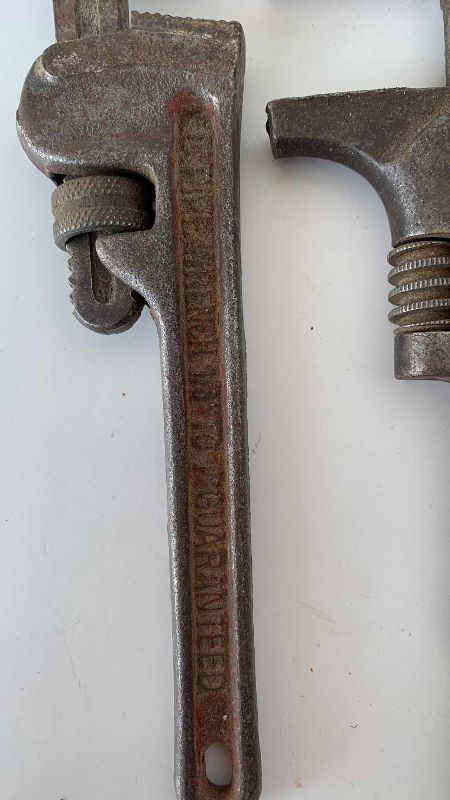 Photo 1 of 4 PIPE WRENCHES 14” AND SMALLER