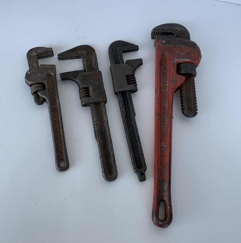 Photo 3 of 4 PIPE WRENCHES 14” AND SMALLER