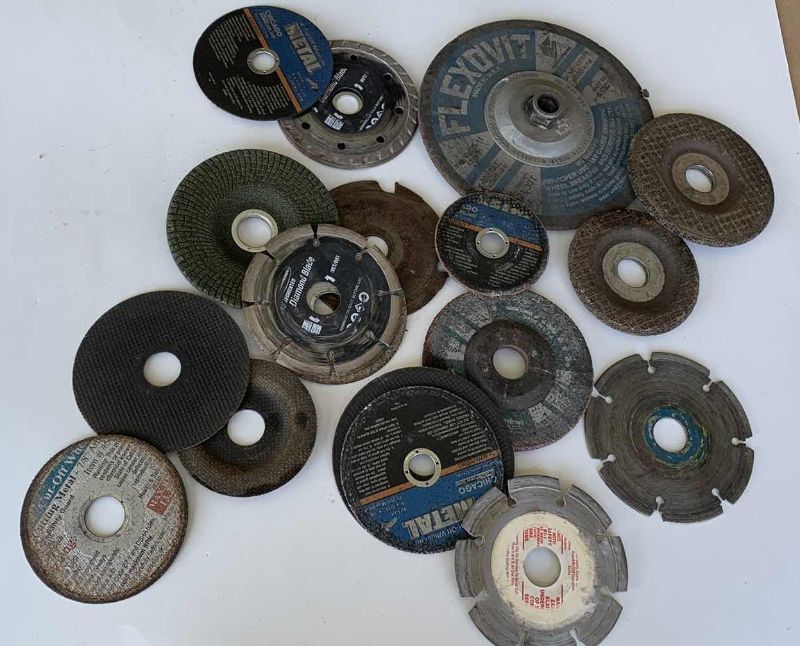 Photo 1 of ASSORTED GRINDER BLADES