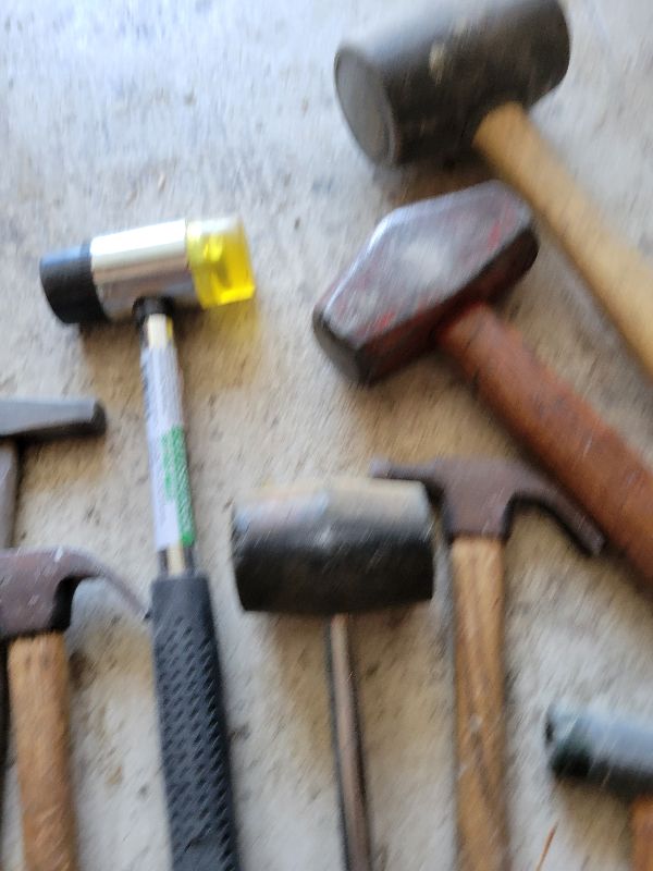 Photo 3 of ASSORTED HAMMERS AND MALLETS