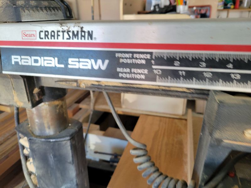 Photo 2 of CRAFTSMAN RADIAL SAW WITH STAND