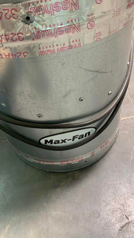 Photo 3 of MAX FAN 14” THE BEAST 230 VOLT 3300 CFN WITH BACKDRAFT DAMPER