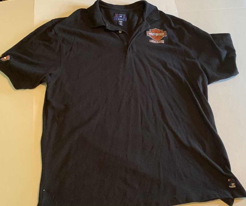 Photo 1 of MENS HARLEY DAVIDSON SLOTS POLO SHIRT SIZE 2XL