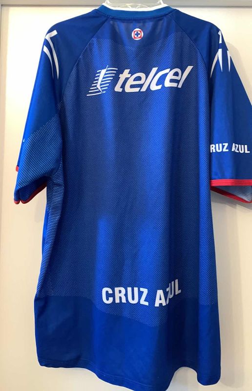 Photo 2 of SOCCER MEXICO CRUZ AZUL SOCCER JERSEY MENS LARGE