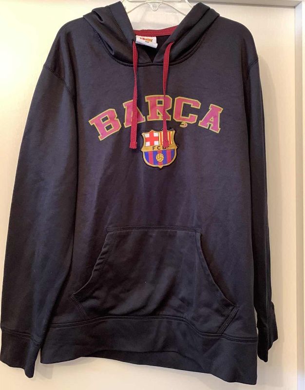 Photo 1 of SOCCER BARCELONA HOODIE SIZE S