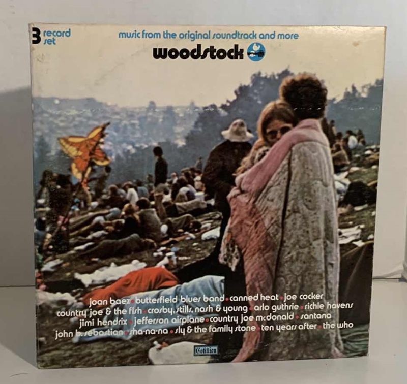 Photo 1 of WOODSTOCK 3 RECORD ALBUM SET