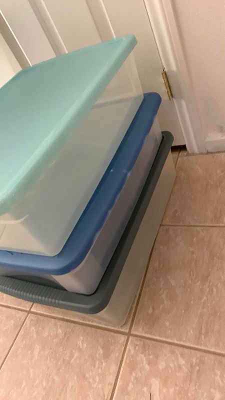 Photo 1 of ASSORTED PLASTIC STORAGE CONTAINERS