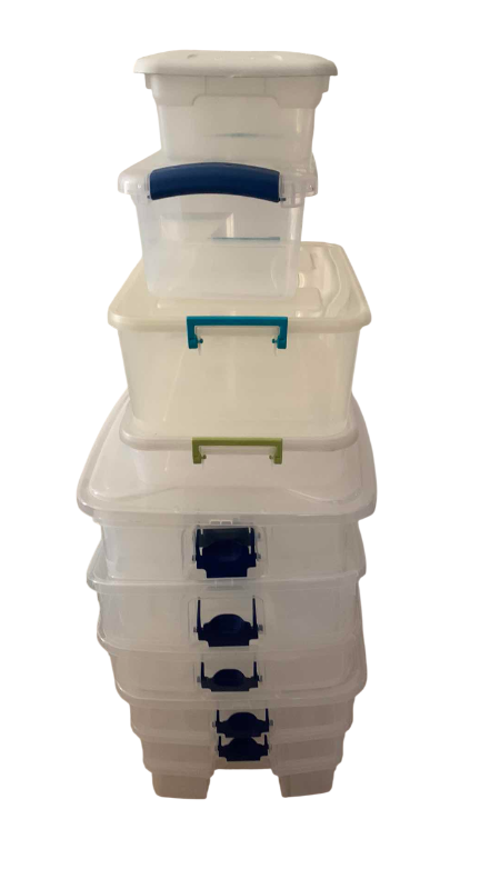 Photo 1 of PLASTIC STORAGE CONTAINERS