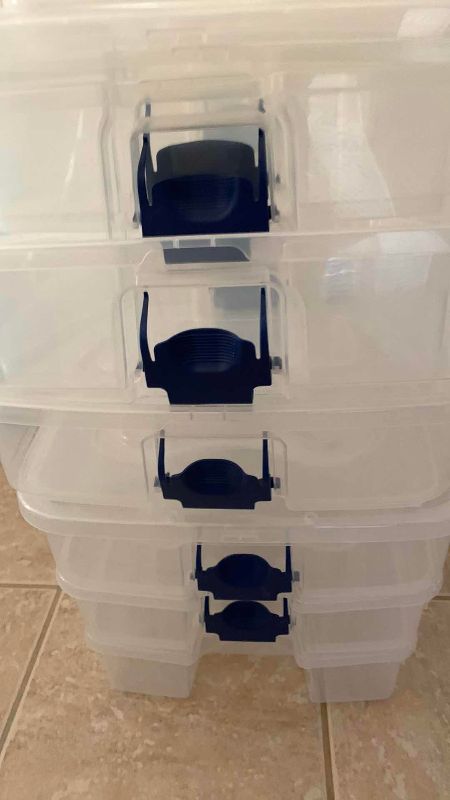 Photo 1 of PLASTIC STORAGE CONTAINERS