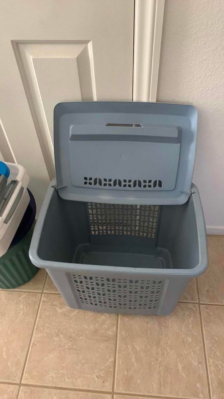 Photo 1 of PLASTIC HAMPER, TRASH CAN AND STORAGE CONTAINERS