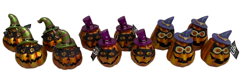 Photo 1 of 12 HALLOWEEN DECOR LIGHT UP PUMPKINS 