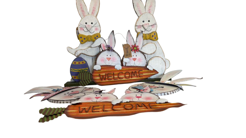 Photo 1 of 6-PCS EASTER DECORATIONS