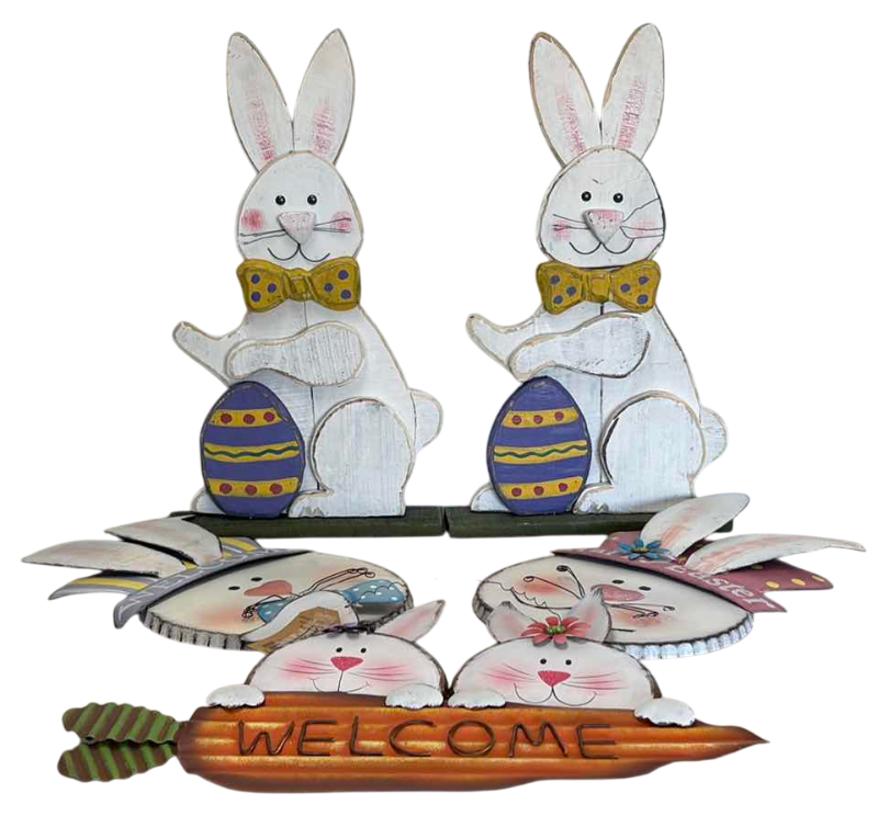 Photo 1 of 5-PCS EASTER DECORATIONS