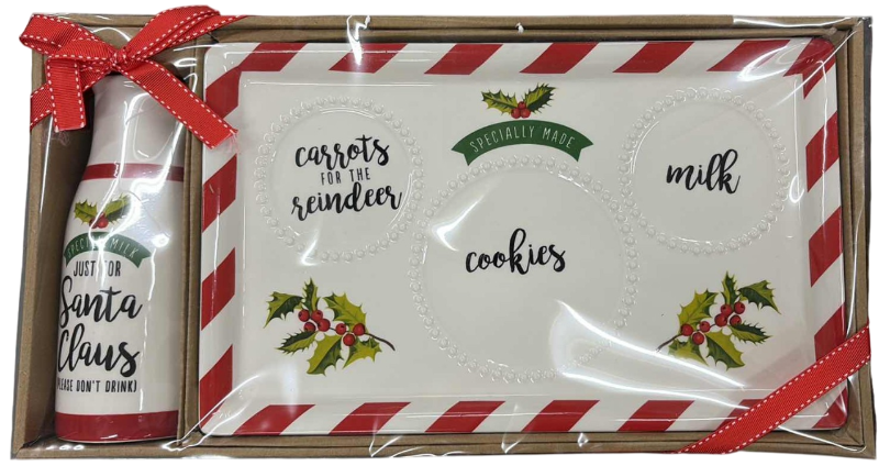 Photo 1 of NIB SANTA PLATE SETS