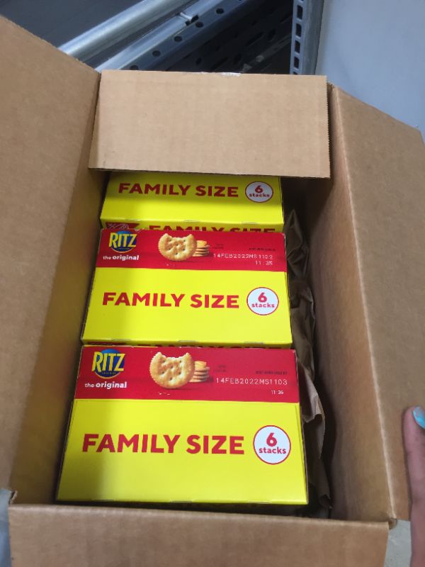 Photo 1 of RITZ Original Crackers, Family Size, 3 Boxes exp 2/22