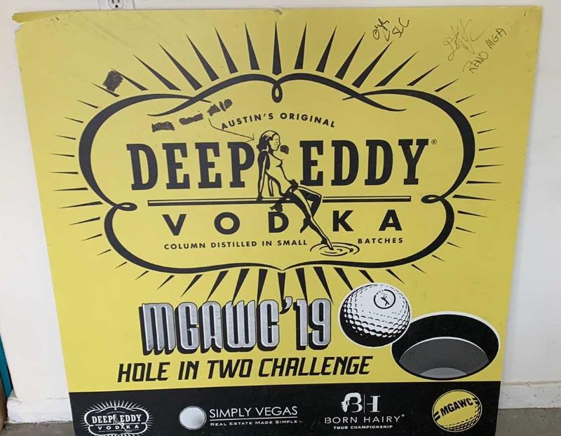 Photo 1 of DERP EDDY VODKA MGAWC 2019 HOLE IN ONE CHALLENGE 48” X 48”