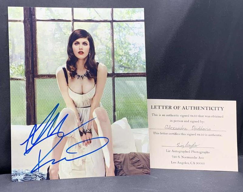 Photo 1 of ALEXANDRA DADDARIO  - SIGNED AUTOGRAPHED PHOTO W LETTER OF AUTHENTICITY 8” X 10”