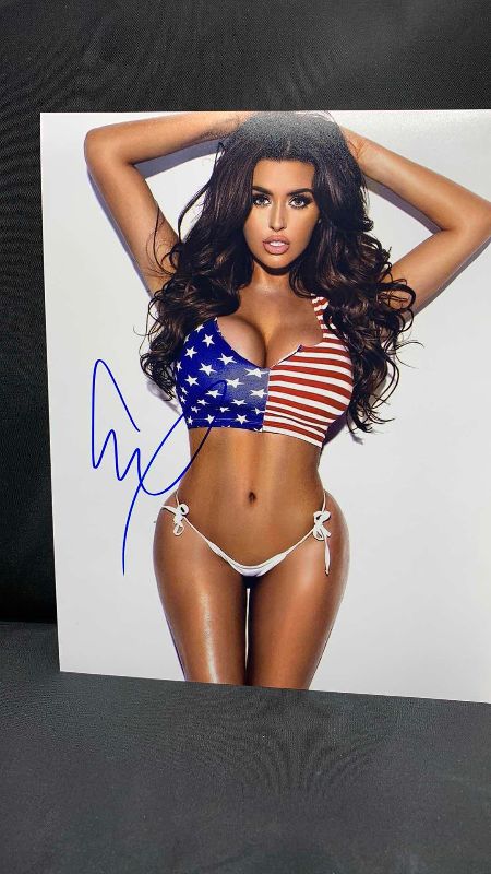 Photo 2 of ABIGAIL RATCHFORD  - SIGNED AUTOGRAPHED PHOTO W LETTER OF AUTHENTICITY 8” X 10”