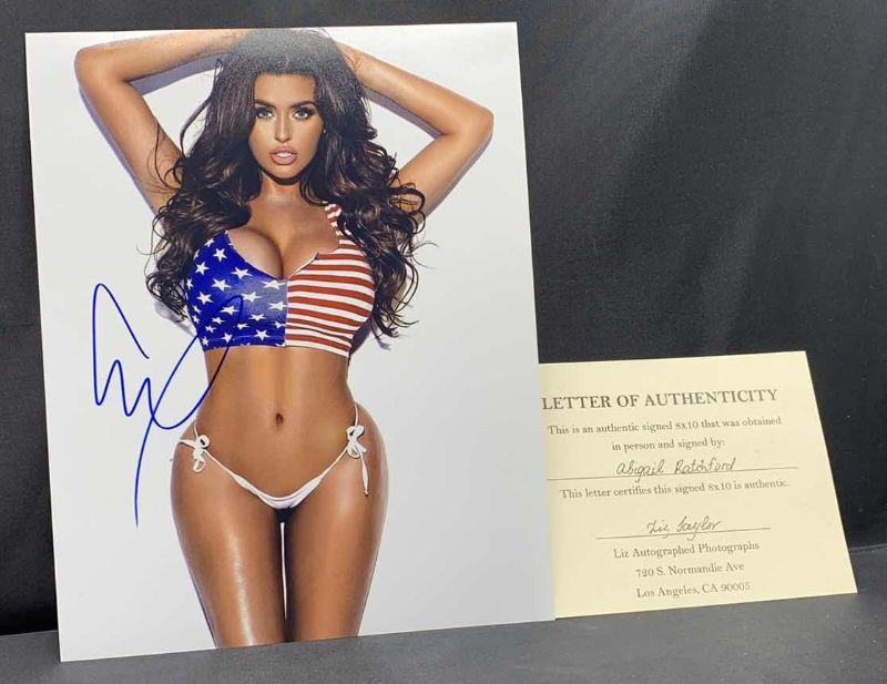 Photo 1 of ABIGAIL RATCHFORD  - SIGNED AUTOGRAPHED PHOTO W LETTER OF AUTHENTICITY 8” X 10”