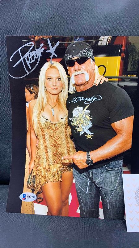 Photo 2 of BROOKE HOGAN  - SIGNED AUTOGRAPHED PHOTO W LETTER OF AUTHENTICITY BY BECKETT 8” X 10”