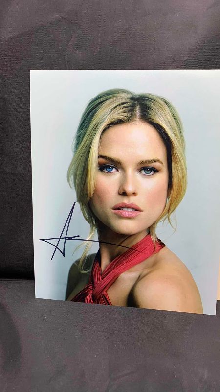 Photo 2 of ALICE EVE  - SIGNED AUTOGRAPHED PHOTO W LETTER OF AUTHENTICITY 8” X 10”