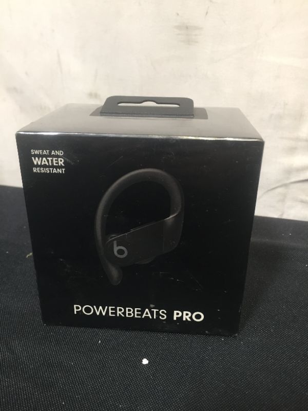 Photo 3 of Powerbeats Pro Wireless Earbuds - Apple H1 Headphone Chip, Class 1 Bluetooth Headphones, 9 Hours of Listening Time, Sweat Resistant, Built-in Microphone - Black --- FACTORY SEALED 
