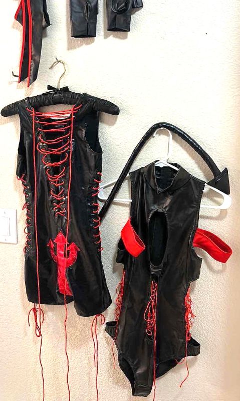 Photo 1 of 2 WOMENS COSTUMES SIZE S/M AND M/L