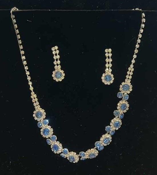 Photo 1 of COSTUME JEWELRY- NECKLACE AND EARRINGS