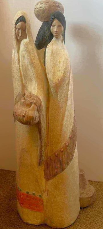 Photo 1 of  HANDRCAFTED CERAMIC STATUES 11” x 24”