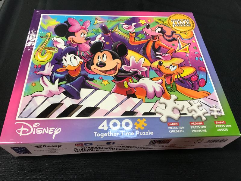 Photo 2 of Ceaco - Disney - Together Time Collection - Fab Five Music Concert - 400 Piece Jigsaw Puzzle