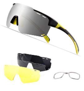 Photo 1 of Cycling Glasses Sports Sunglasses,Polarized Glasses with 4 Interchangeable Lenses,Baseball Running Fishing Golf
FACTORY SEALED 