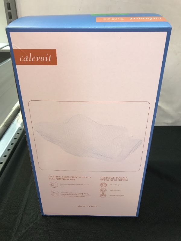 Photo 1 of Calevoit Adjustable Cervical Pillow for Neck Pain,Cervical Memory Foam Pillow,Odorless Pillows Pain Relief,Can Help with and Shoulder Relief,Detachable Pillowcase Protection Zipper

