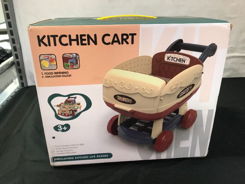 Photo 2 of Ainek Kitchen Playset - Kids Pretend Play Kitchen Toy w BRAND NEW, DAMAGES TO PACKAGING 