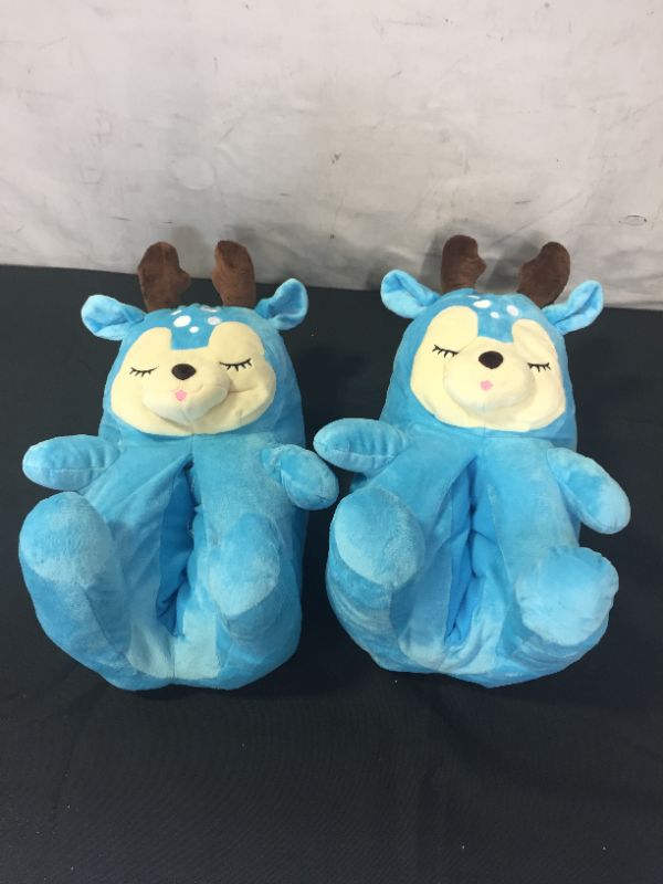 Photo 1 of Blue Deer Slippers Adult Size Medium