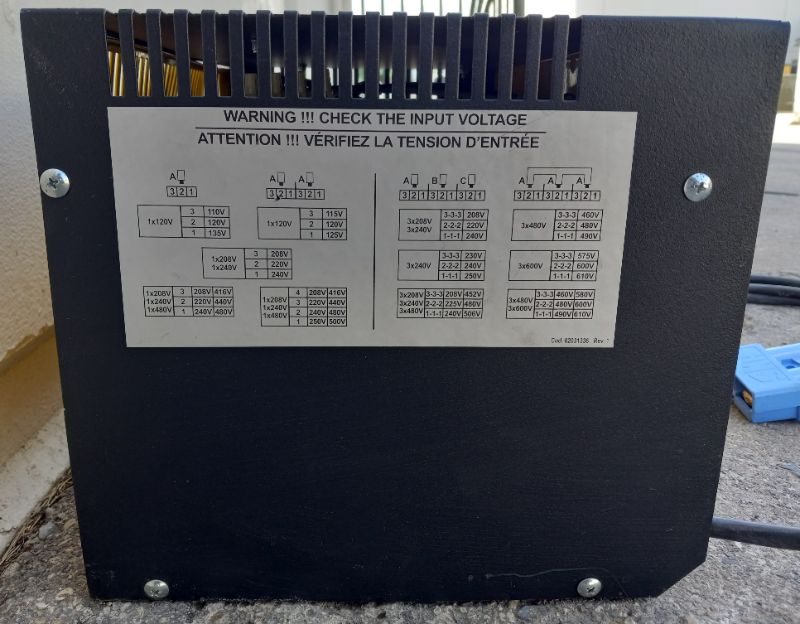 Photo 25 of TOYOTA ELECTRIC FORKLIFT TRUCK MODEL
7FBCU35 8000LB CAPACITY YEAR 2020 48VOLT W 4 LONG FORKS & ENERGIC PLUS BATTERY CHARGER NG-TSSM120-12_48-050 OUTPUT DC 12/24/36/48V 